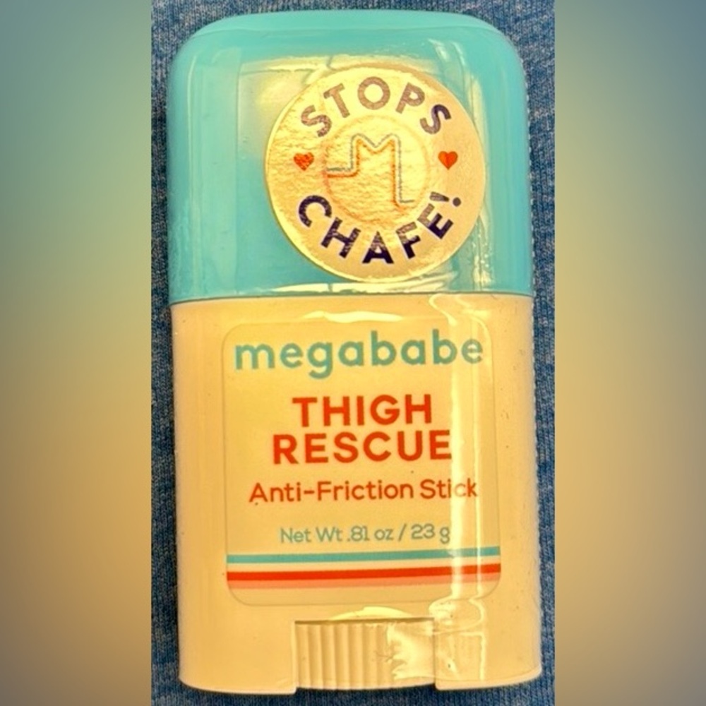 Megababe Thigh Rescue Anti-Chafe Stick Trial Size - 0.81oz. NEW (factory sealed)